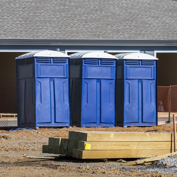 what is the maximum capacity for a single portable toilet in Nassau